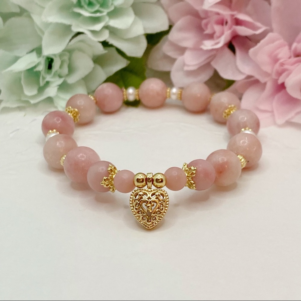 Nature Pink Opal Bracelet